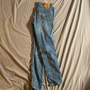 Levi Paint Splatter Jeans 512